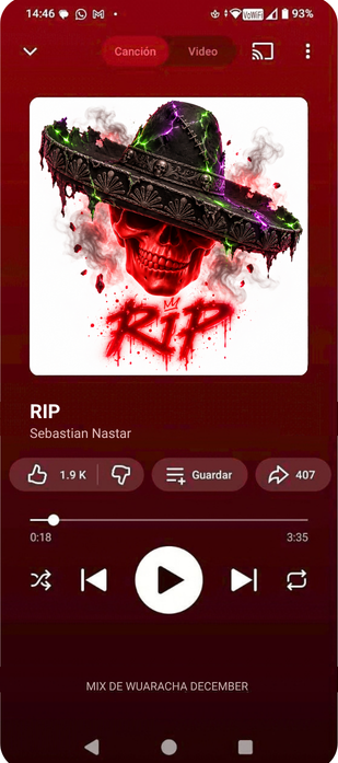 Reproductor YouTube Music